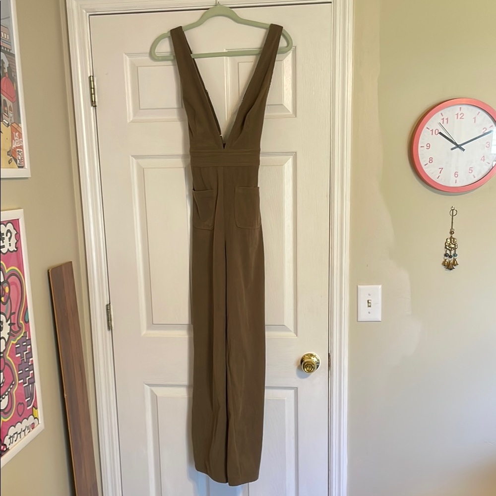 Sincerely Jules, brown ribbed, corduroy Jumpsuit